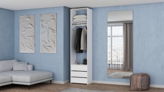 Стеллаж для одежды Мирта 33 BMS по индивидуальному размеру