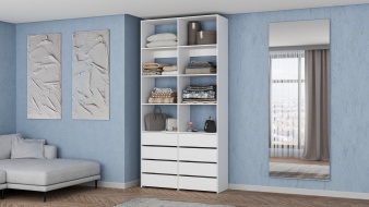 Стеллаж для одежды Мирта 40 BMS по индивидуальному размеру