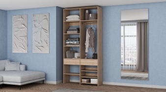 Стеллаж для одежды Мирта 81 BMS по индивидуальному размеру