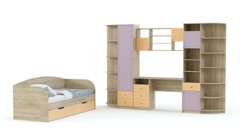 Модульная детская Акварель 3 BMS