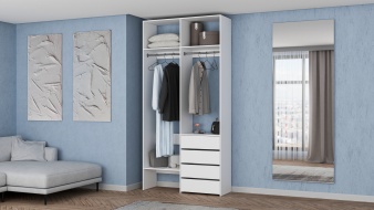 Стеллаж для одежды Мирта 45 BMS по индивидуальному размеру