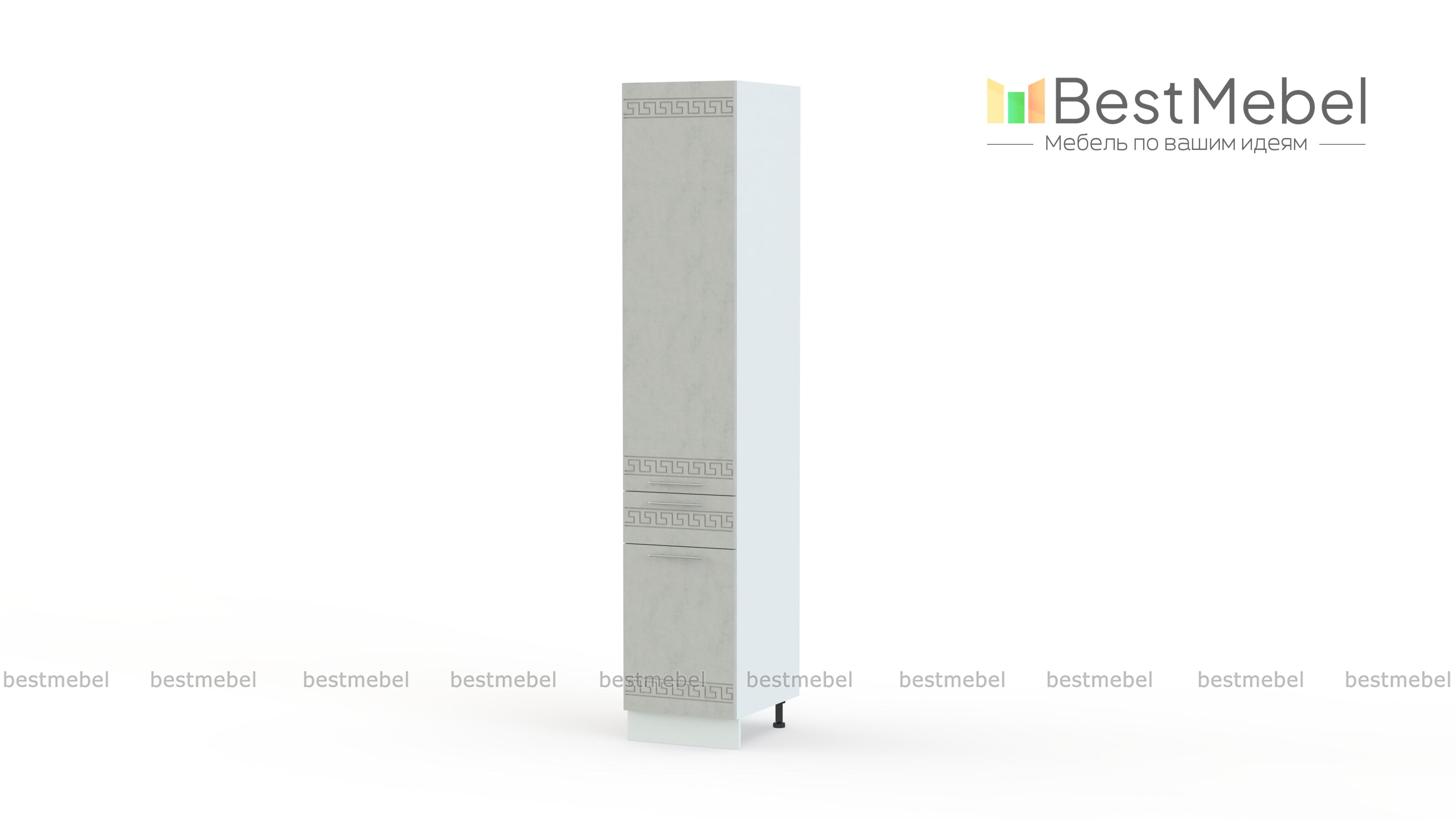 Шкаф-пенал 1 ящик 400 Греция BMS - Фото