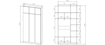 Шкаф распашной Ангард 30 (1200*2500*300) (1200х2500х300)
