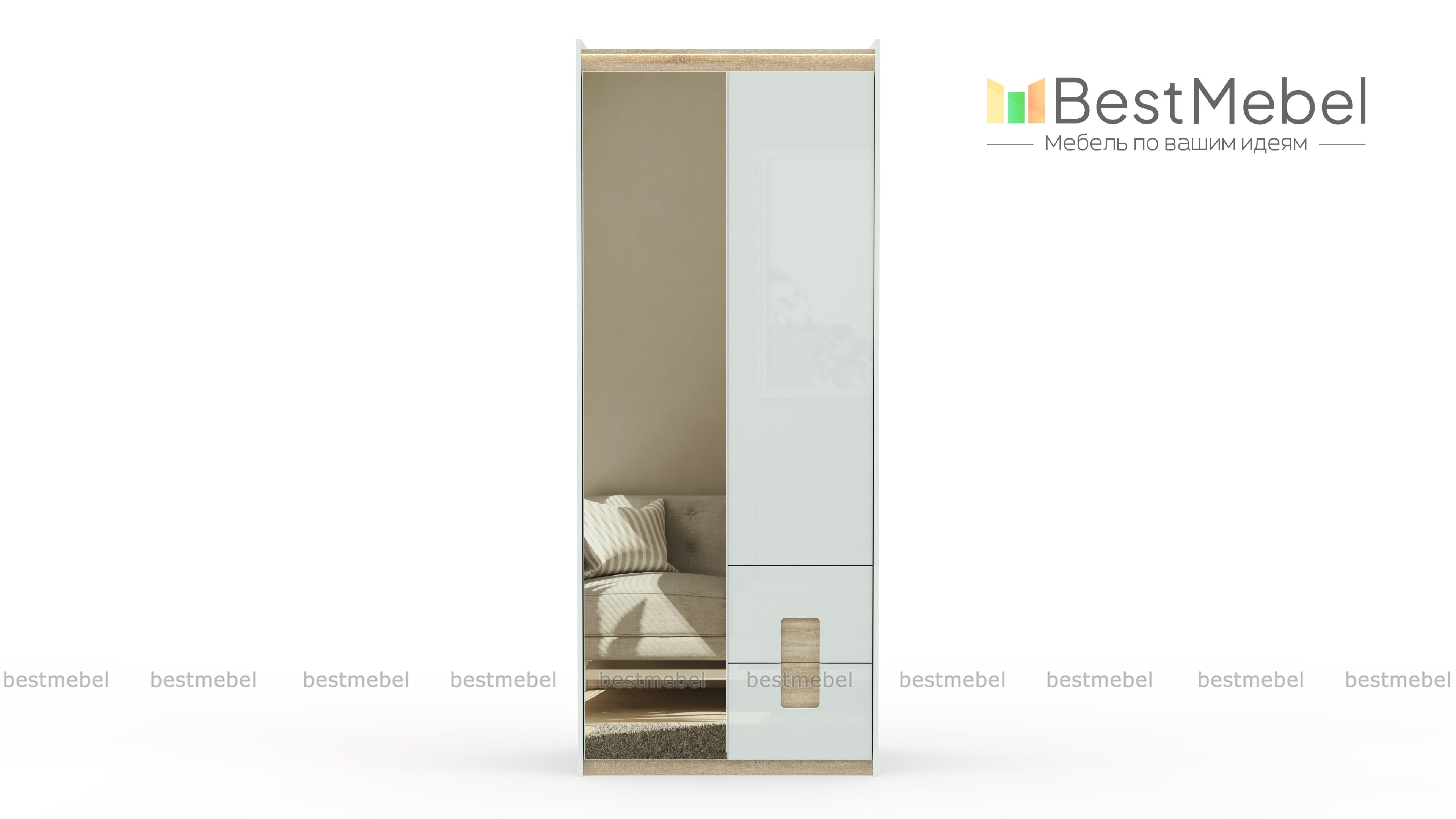 Шкаф распашной Алабама 9 BMS - Фото