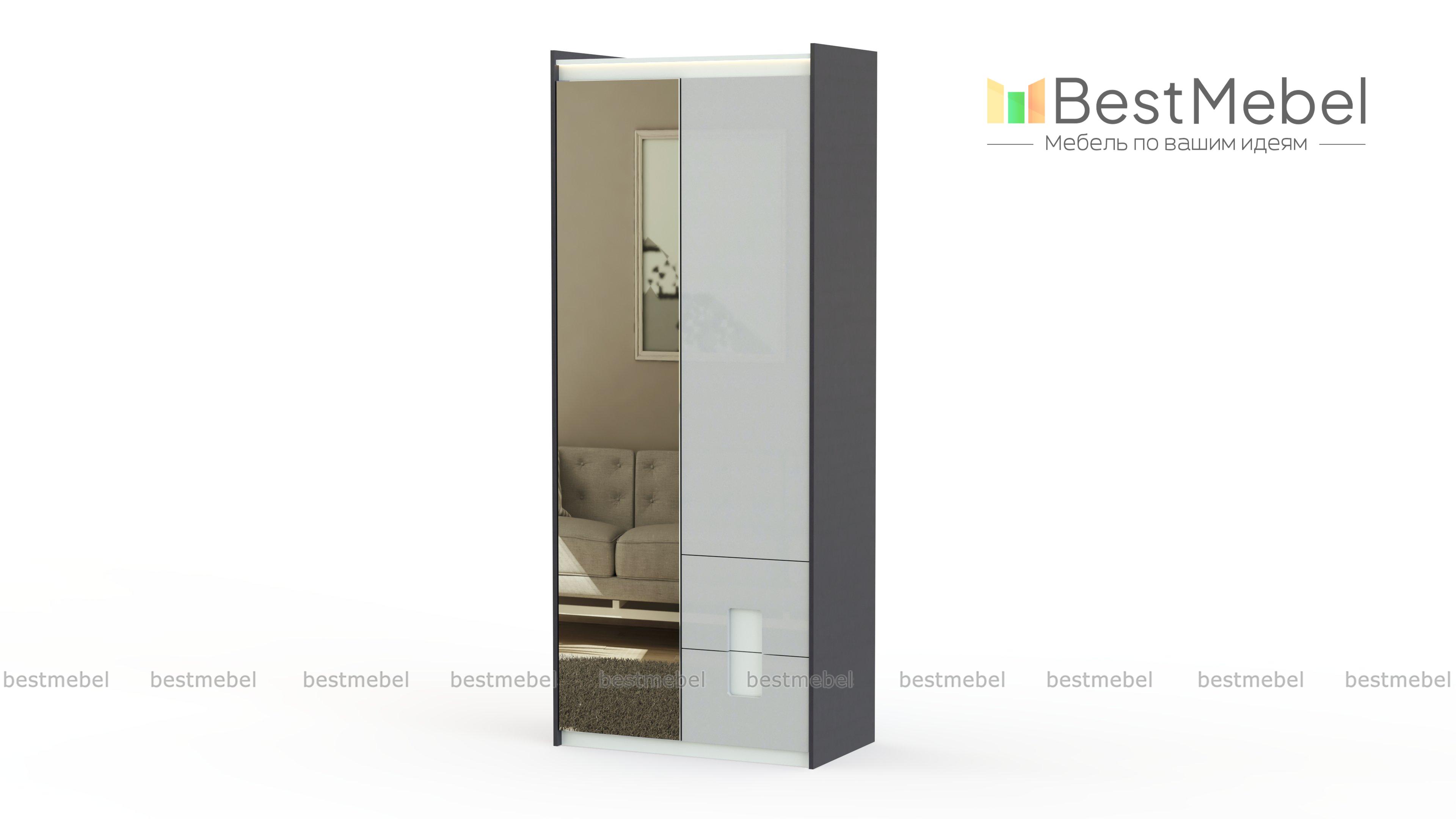 Шкаф распашной Алабама 9 BMS - Фото