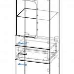 Схема сборки Пенал Самба малый BMS