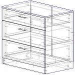 Схема сборки Комод Модерн 3М BMS