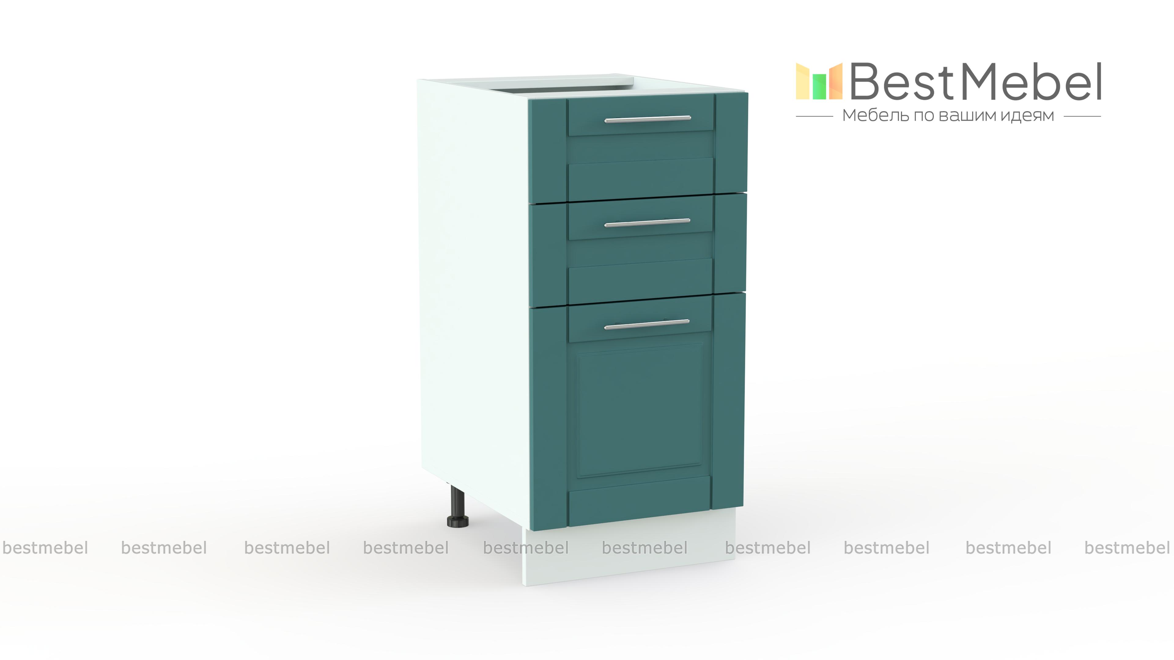 Шкаф нижний 3 ящика Палермо BMS - Фото