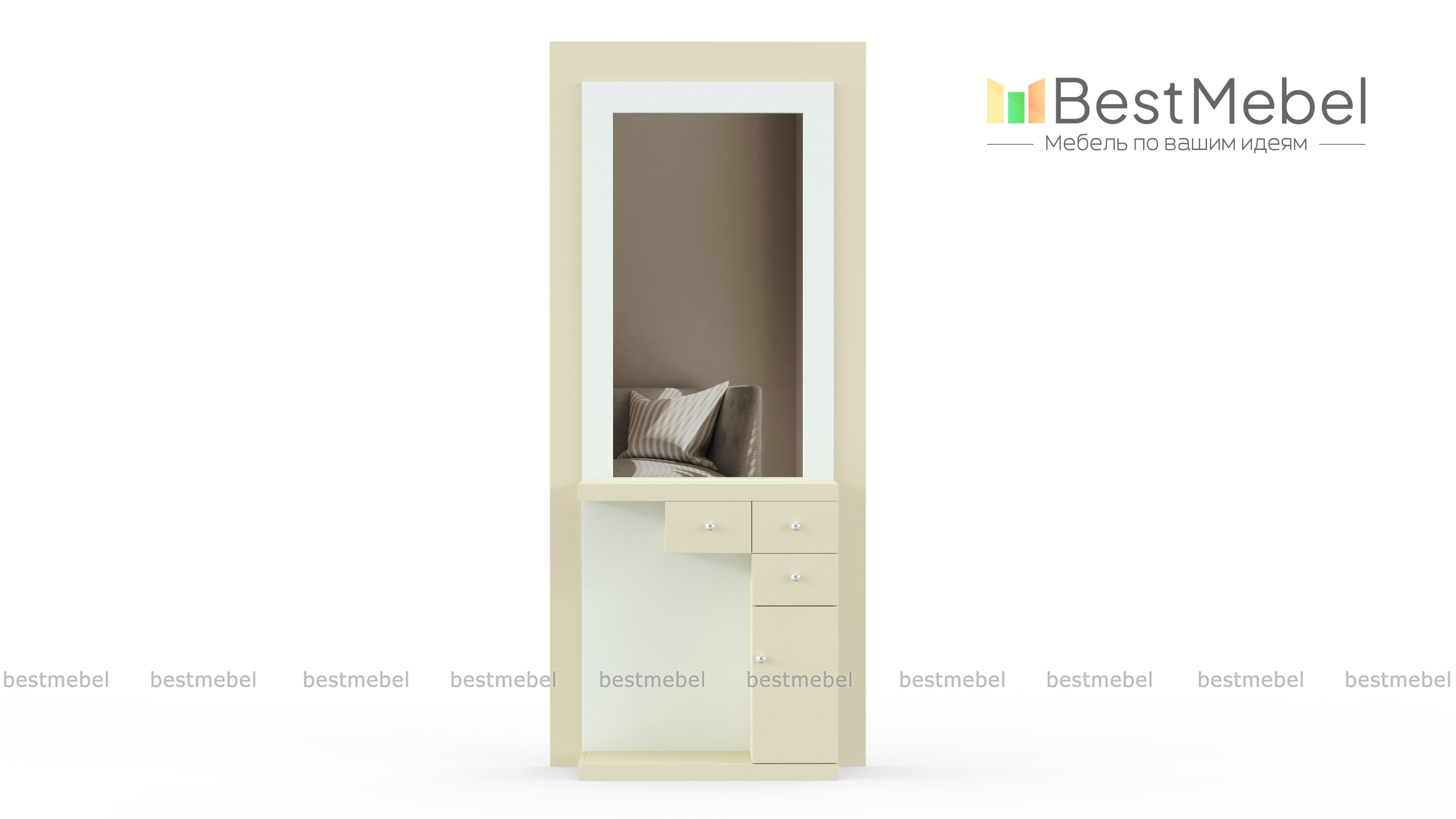 Тумба с зеркалом Искра 10 BMS - Фото