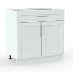 Шкаф нижний с 2-мя дверцами и ящиком Сканди BMS - Фото 2