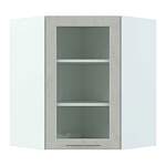 Шкаф верхний витрина угловая Ирен BMS - Фото 5