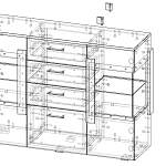 Комод Дубай BMS