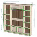 Схема сборки Шкаф Б-1 Makira BMS