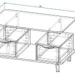 Журнальный стол Аллюр 10 BMS