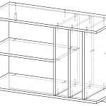 Схема сборки Полка для книг Манго BMS