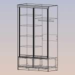 Схема сборки Шкаф-купе Мадрид 120 1Х BMS