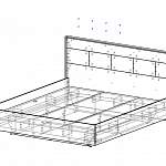 Схема сборки Кровать Арсей 5 BMS