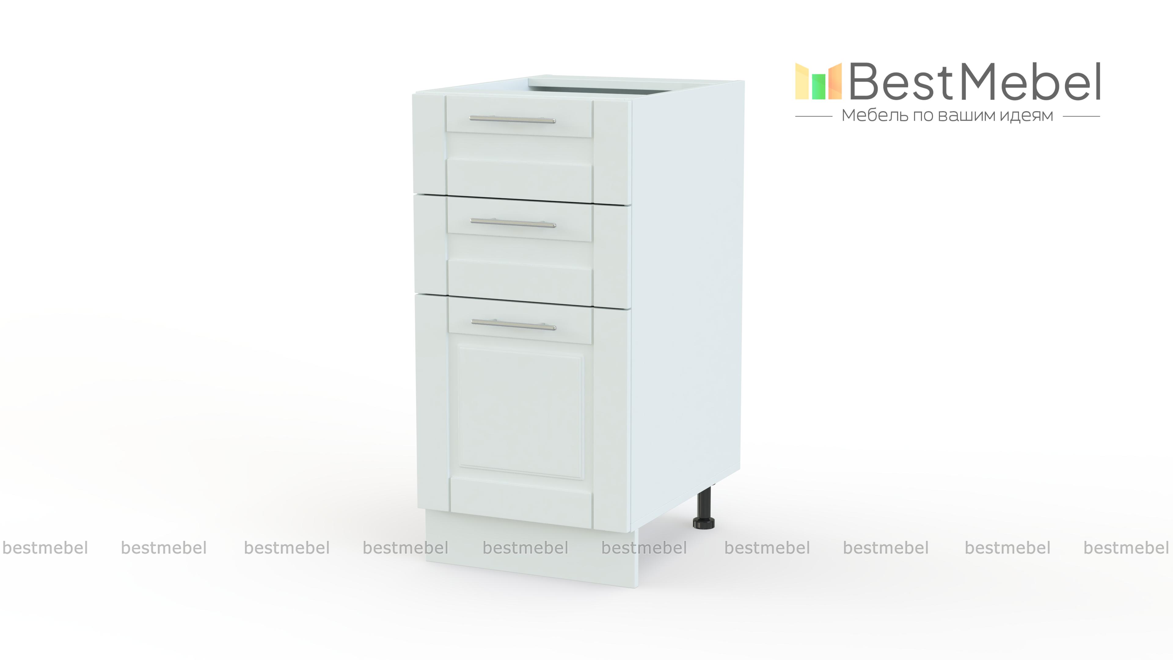 Шкаф нижний 3 ящика Палермо BMS - Фото