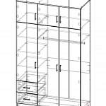 Схема сборки Шкаф распашной Зодиак 3.10А BMS