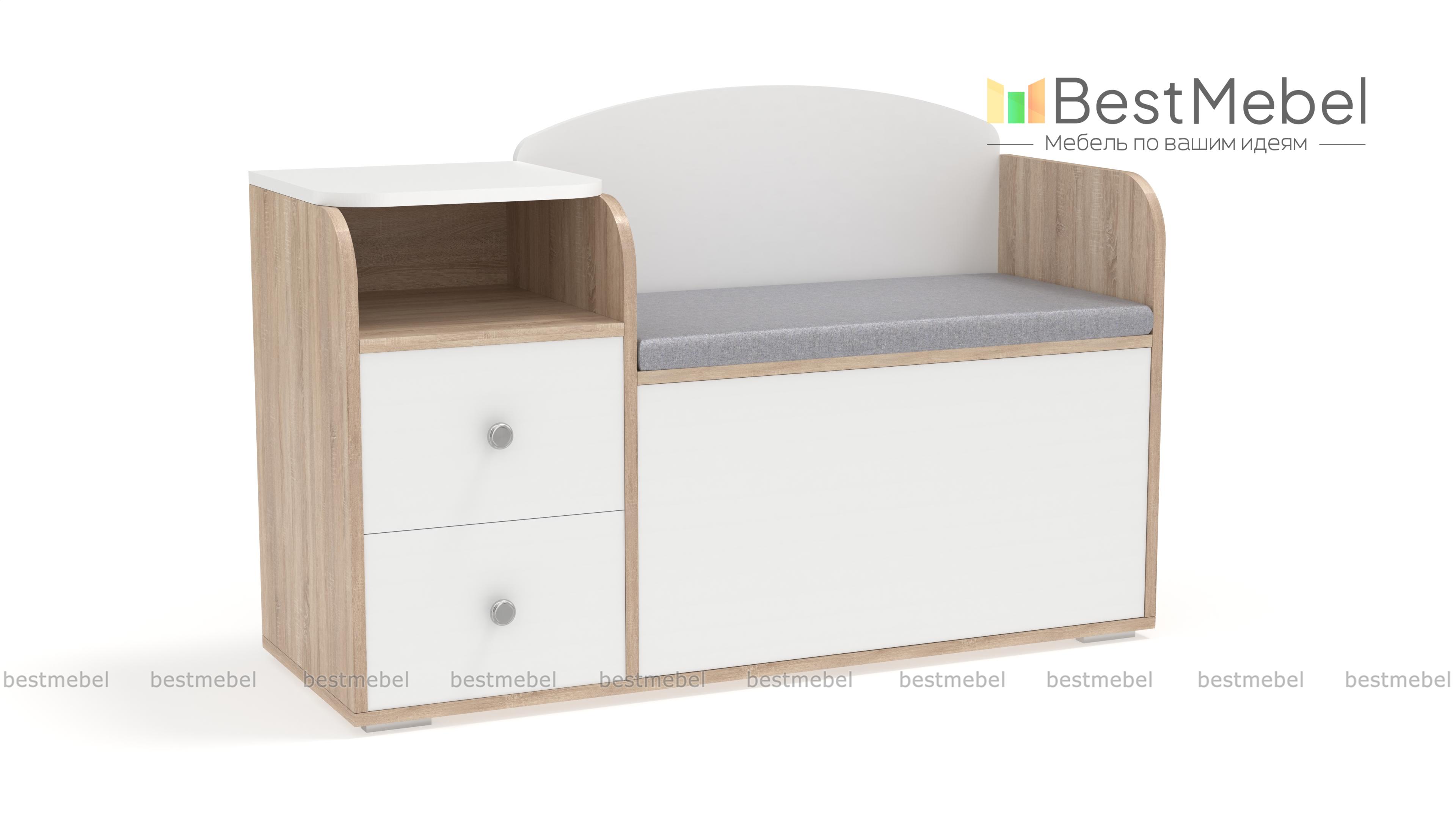 Обувница с сиденьем Домовой-2-40 BMS - Фото