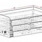 Схема сборки Кровать трехъярусная Дора 19 BMS