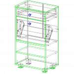 Схема сборки Тумба для обуви Мини-Лайт МЛ-4 BMS