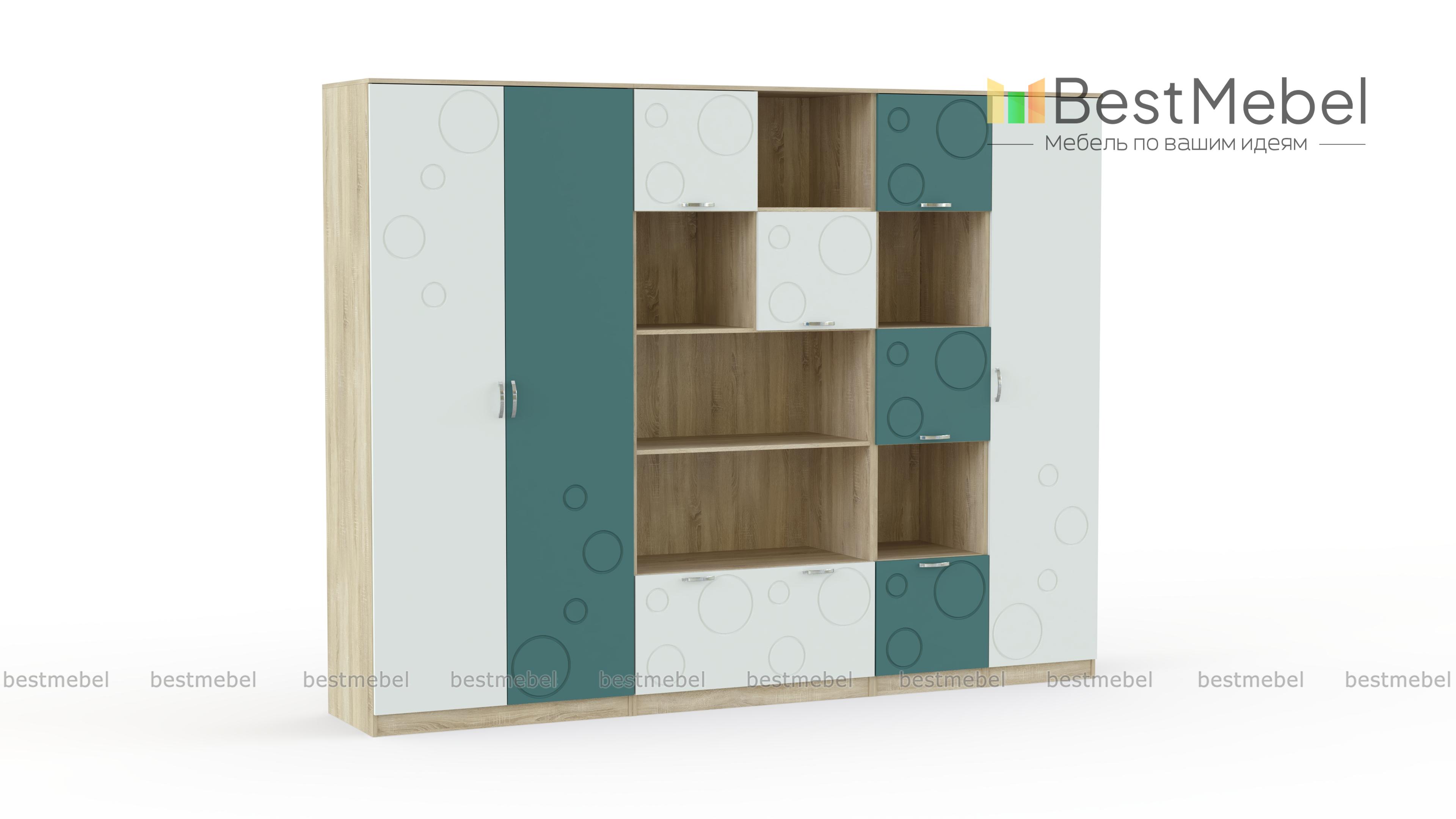 Детская стенка Спринт 1-07 BMS - Фото