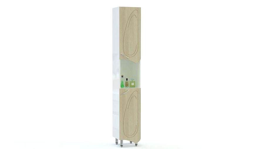 Пенал в ванную комнату Пион 3 BMS - Фото