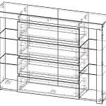 Схема сборки Комод Милан 4-SZ BMS