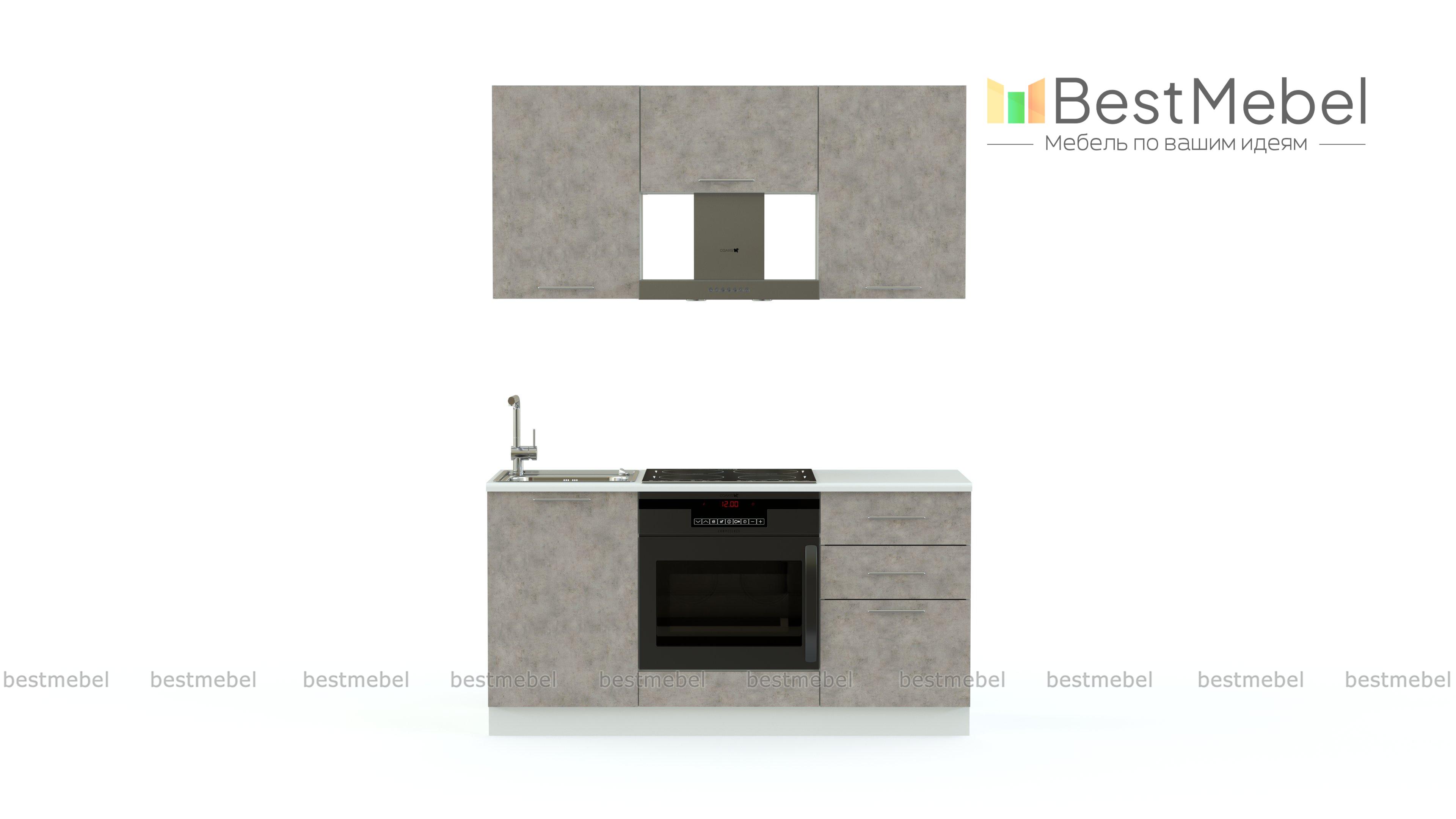 Кухня Лофт 1500 BMS - Фото