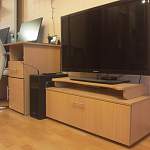 ТВ тумба низкая Хилтон 1.2 BMS - Фото от клиента