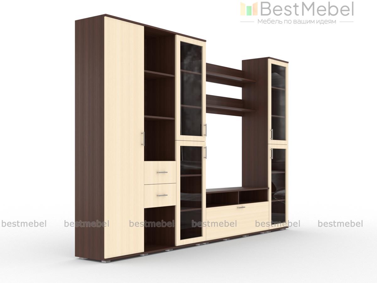 Мебельная стенка в гостиную Турин-1 BMS - Фото