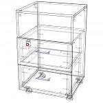 Схема сборки Тумба мобильная с замком Сенс 1 BMS