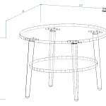 Журнальный стол Аура 15 BMS