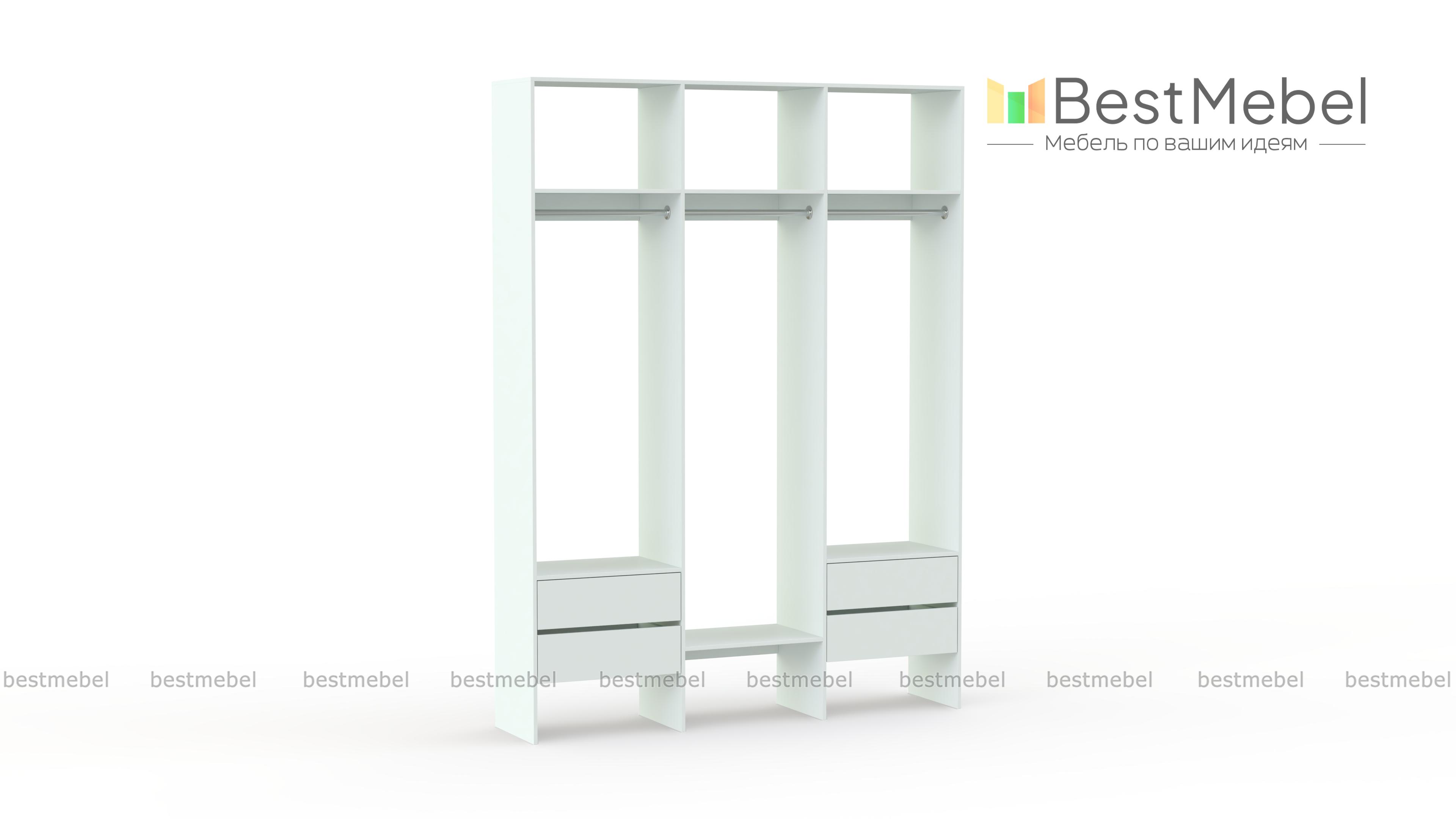 Стеллаж для одежды Мирта 58 BMS - Фото