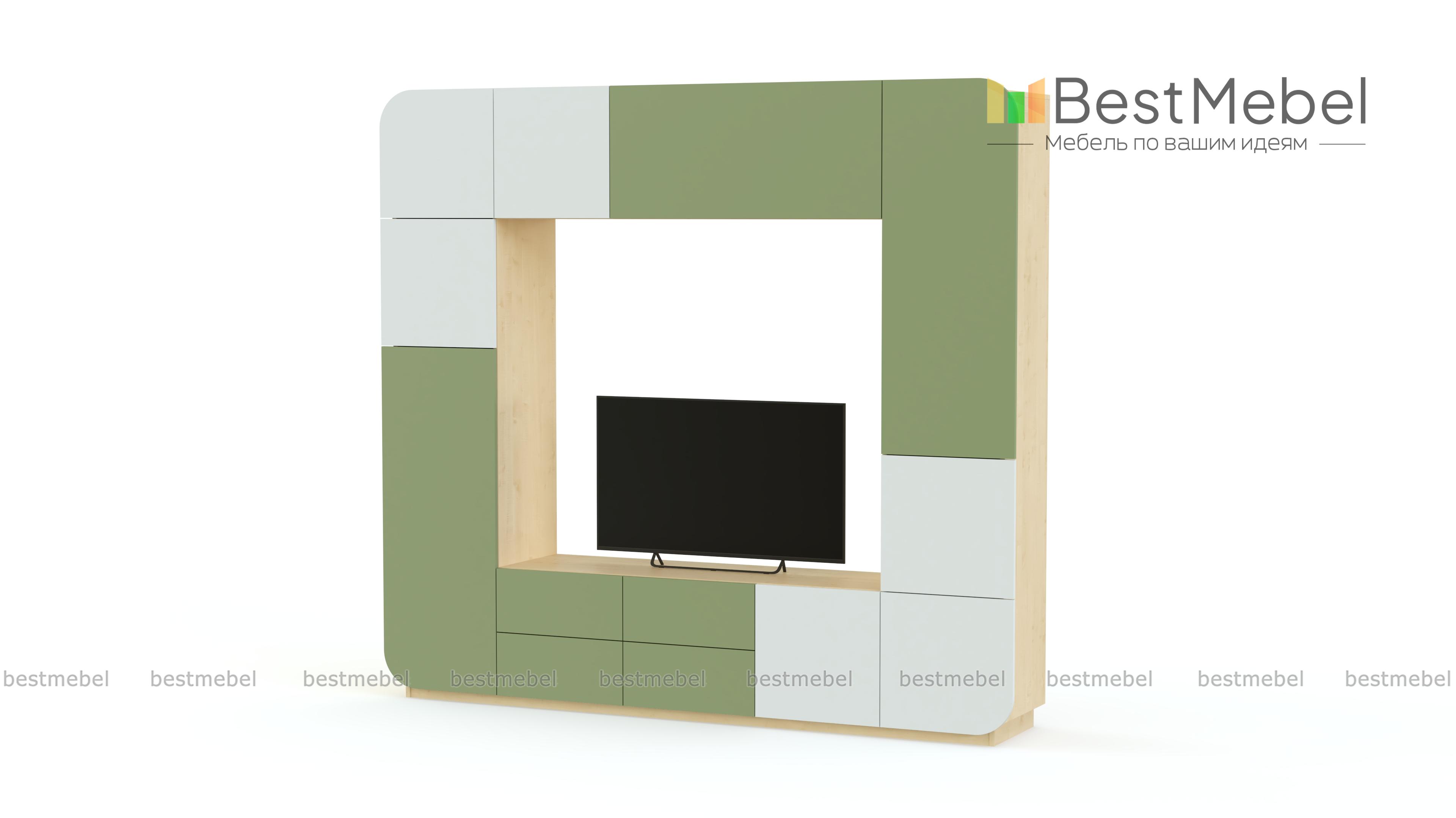 Стенка в гостиную Пенелопа-6 BMS - Фото