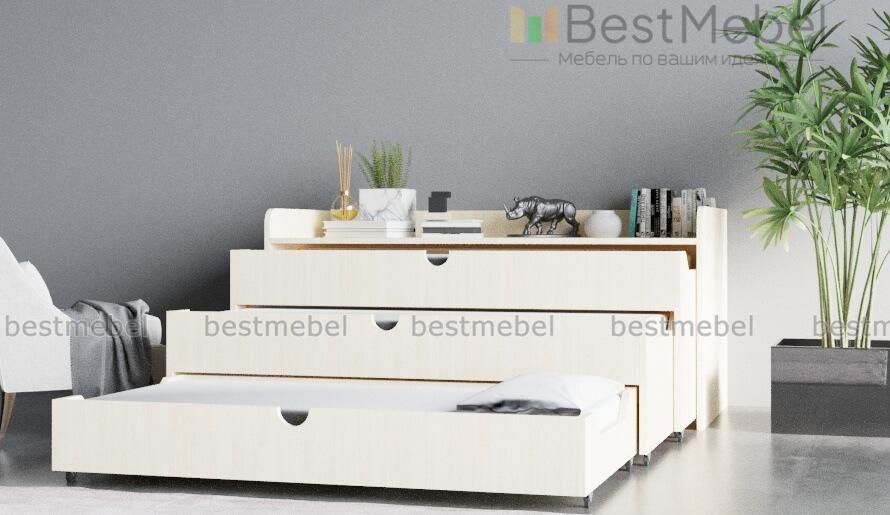 Кровать трехъярусная Дора 19 BMS - Фото