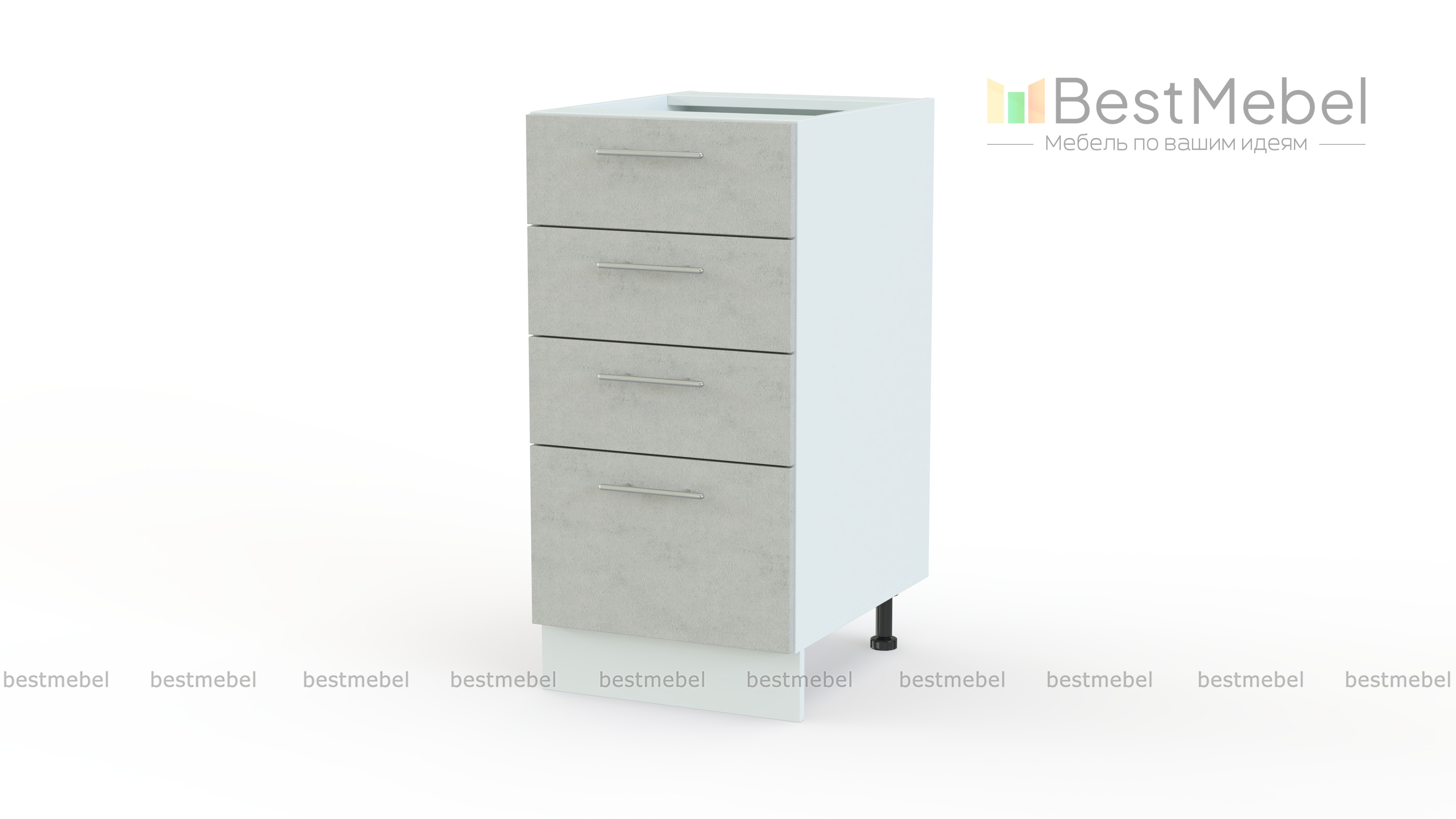 Шкаф нижний с 4-мя ящиками Оля BMS