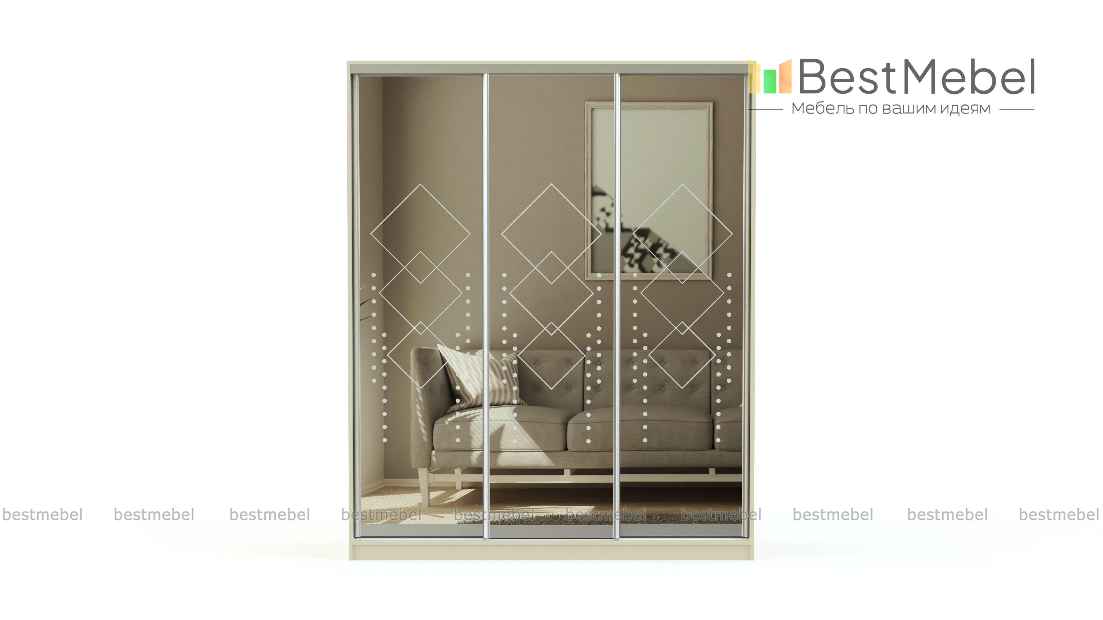 Шкаф-купе Аристократ-2 BMS - Фото