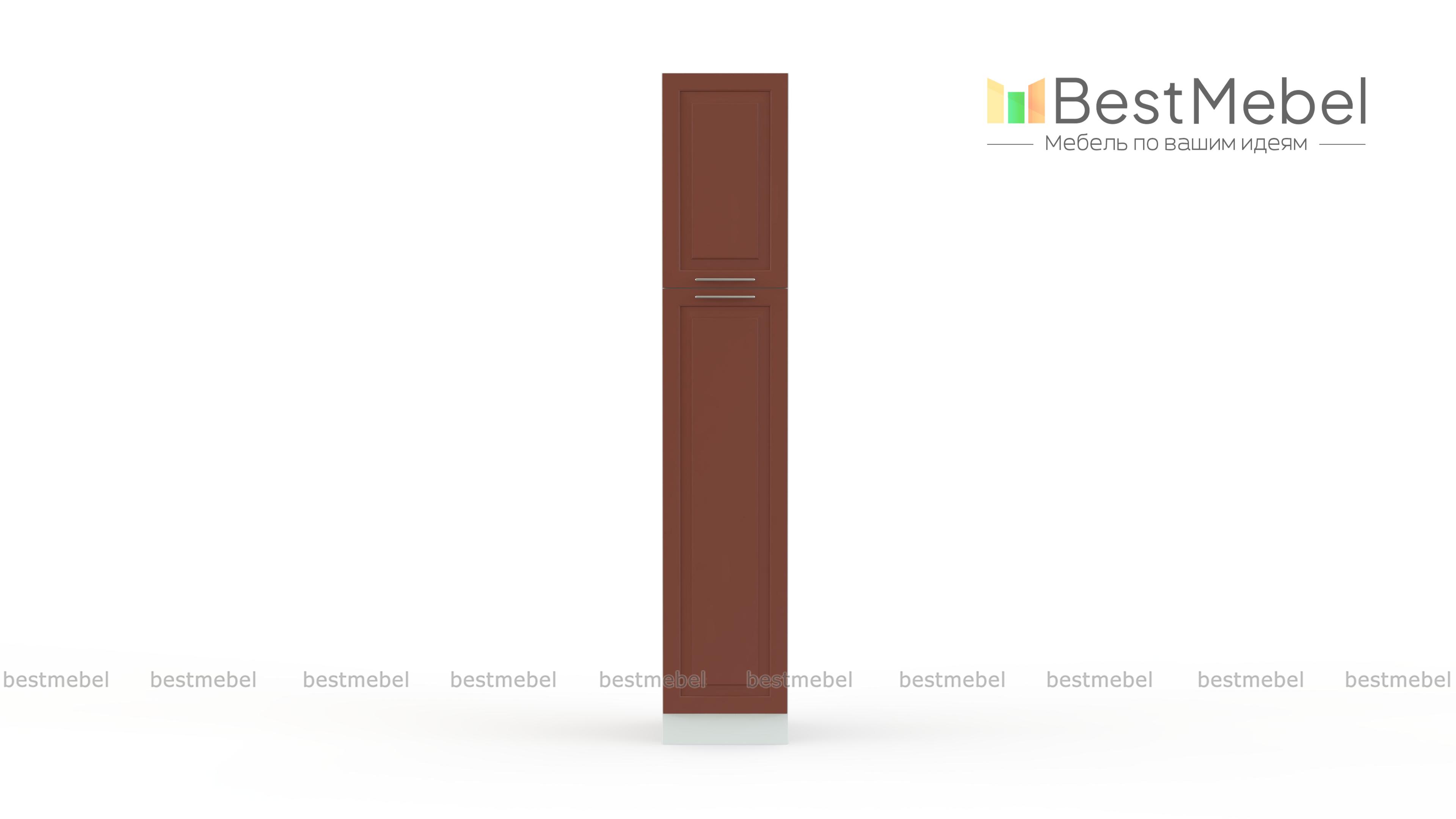 Шкаф-пенал двухдверный Ирен BMS - Фото