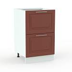 Шкаф нижний с 2-мя выдвижными ящиками Ирен BMS - Фото 3