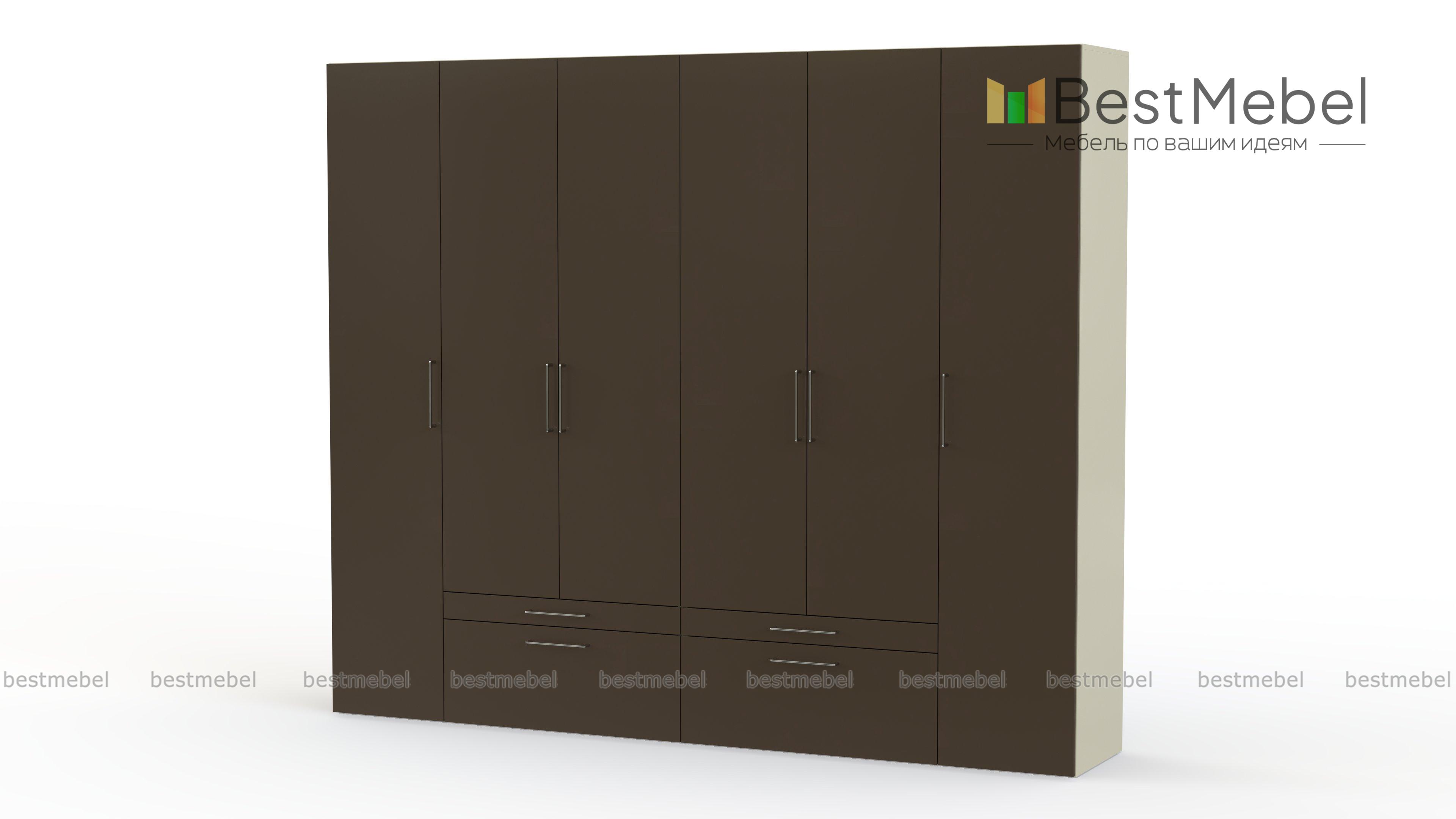 Шкаф распашной Лондон 7 BMS - Фото