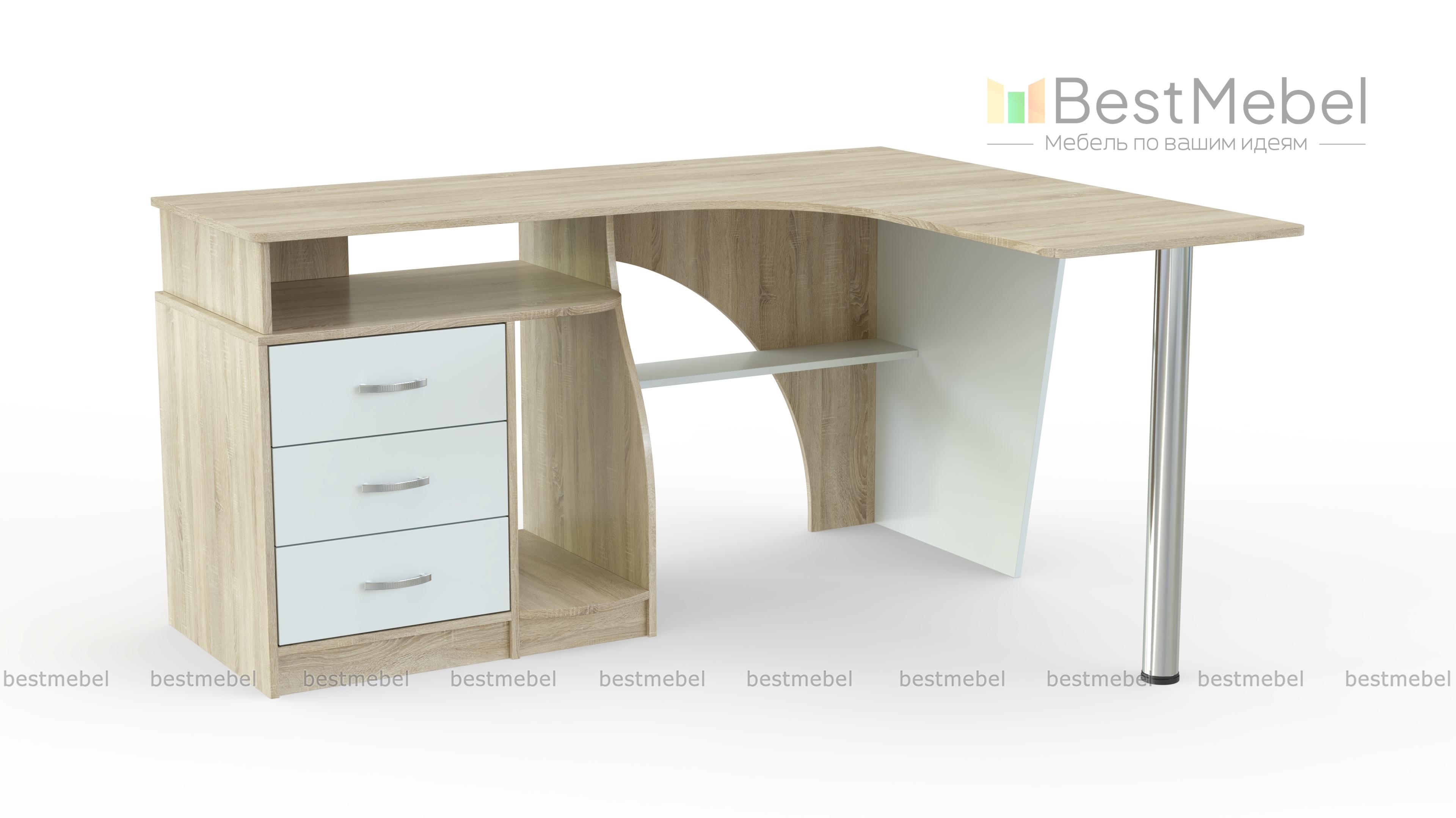 Стол угловой компьютерный Ханна 2 BMS