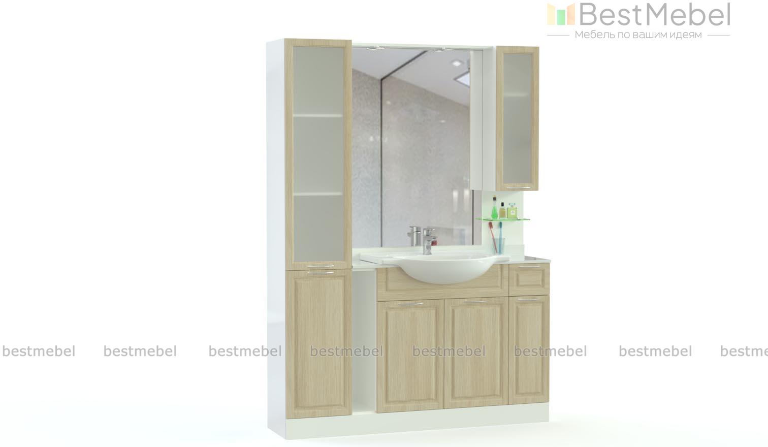 Комплект для ванной комнаты Агава 3 BMS - Фото