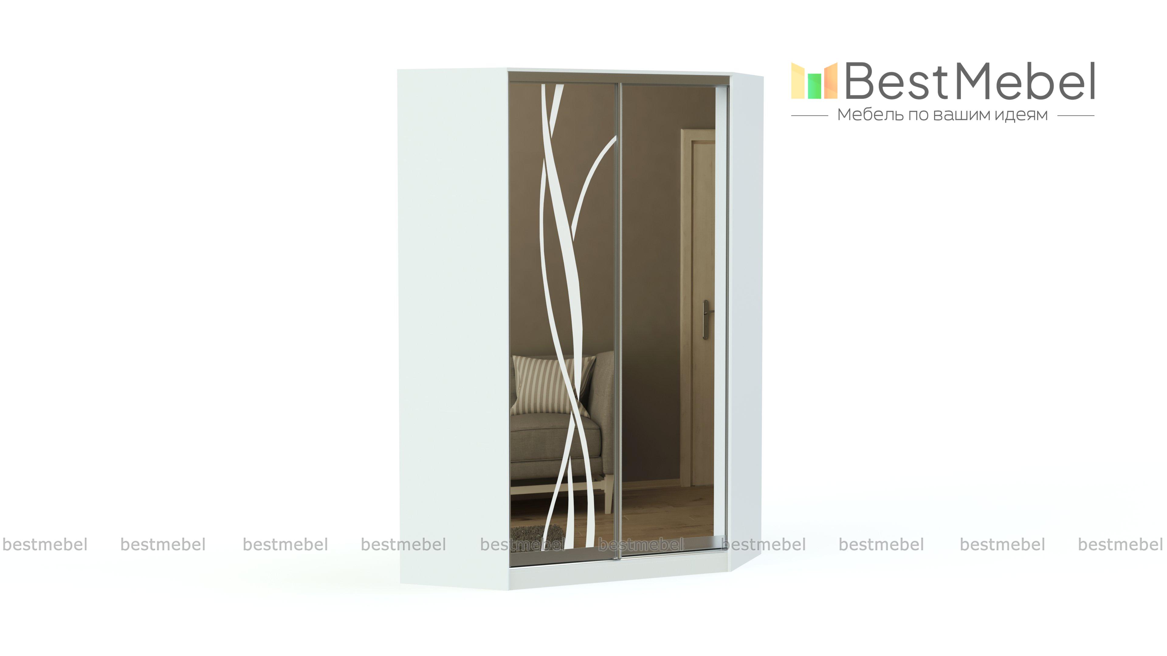 Угловой шкаф-купе Стандарт-3 BMS - Фото