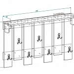 Схема сборки Вешалка Алиса 2 BMS