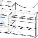 Схема сборки Обувница Луиза 2 BMS