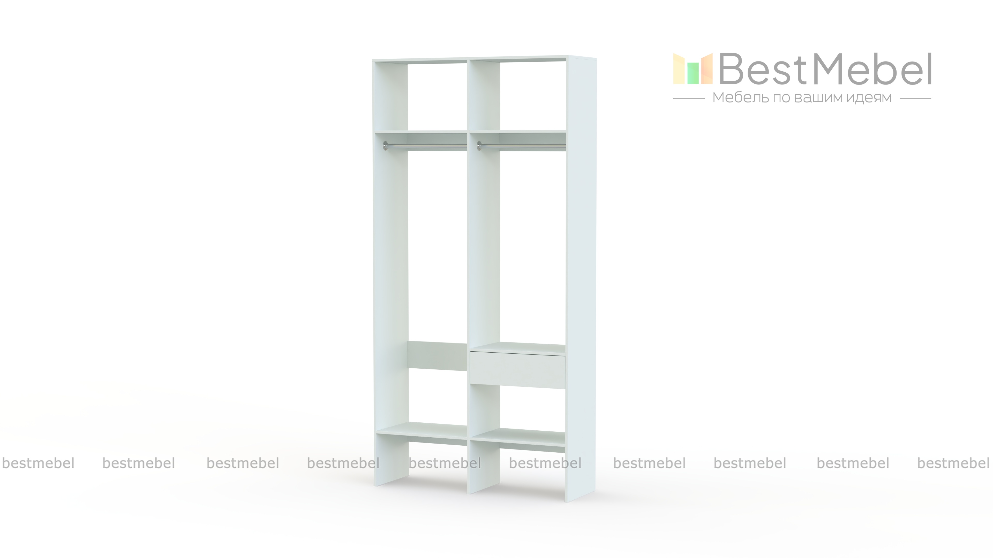 Стеллаж для одежды Мирта 42 BMS