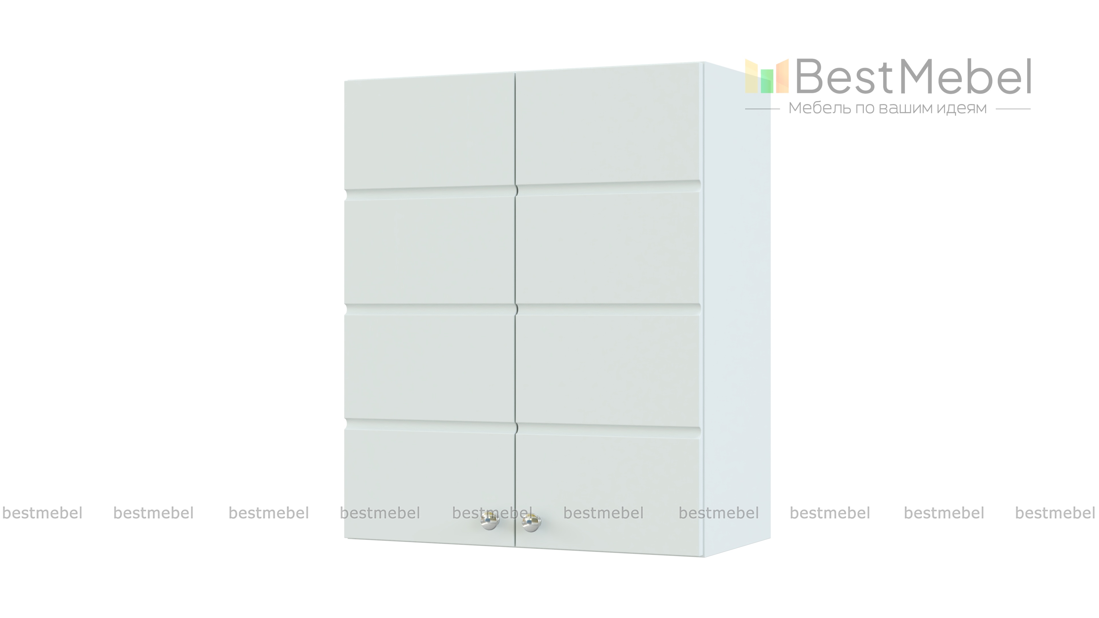 Шкаф навесной Квадро 2 двери BMS