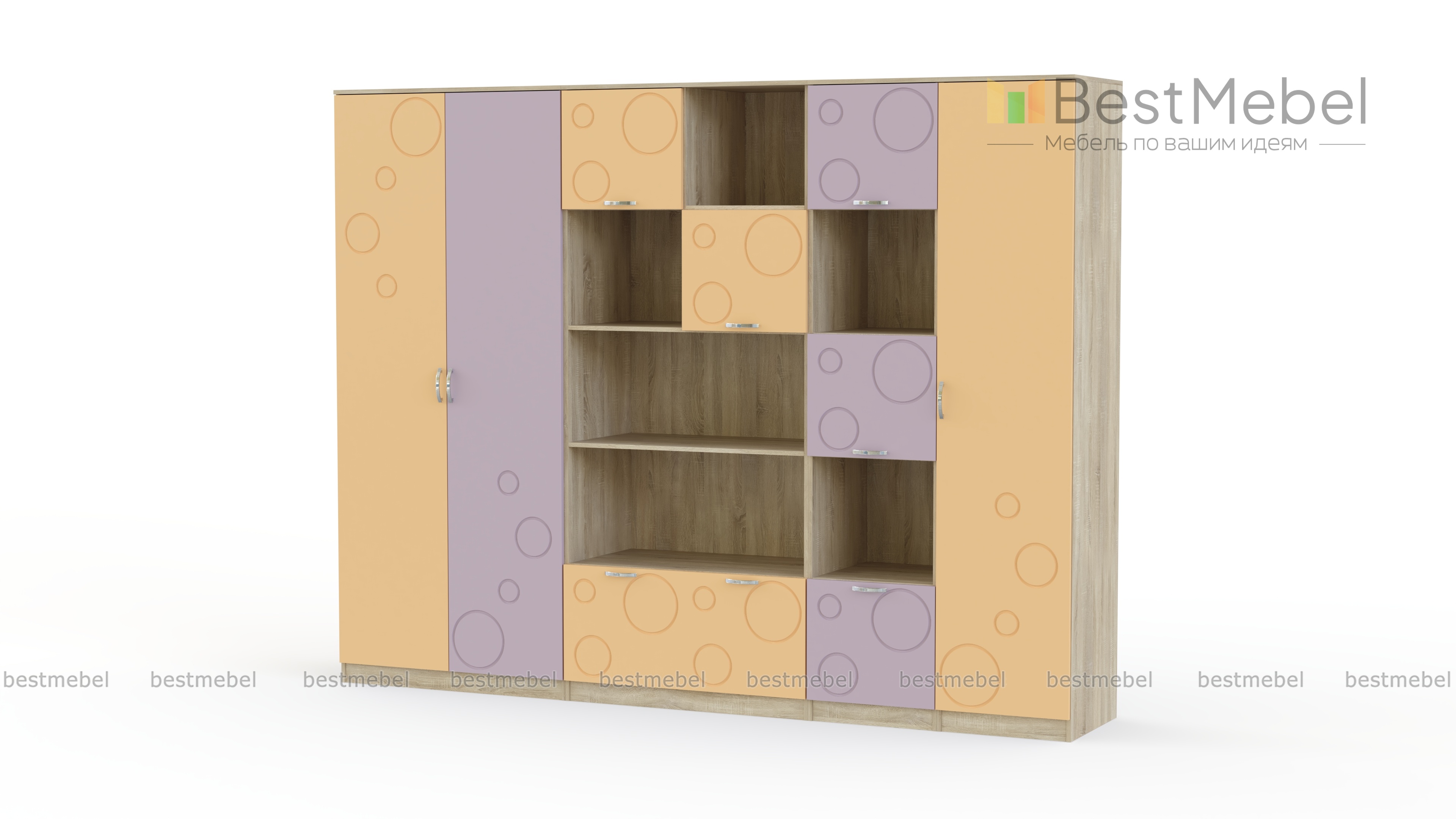 Детская стенка Спринт 1-07 BMS